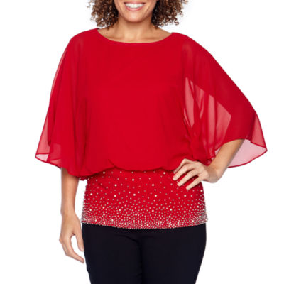 Red dressy blouses for special ...